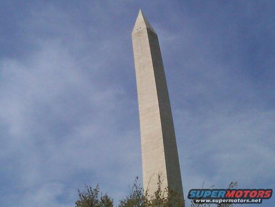 High winds?  lol

Not sure how it happened but I guess driving by it as I snapped the photo turned this into the Leaning Tower of Washington.