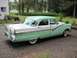 1956 Ford Fairlane - This 1956 Ford Fairlane sedan features a distinctive two-tone green and white paint scheme.