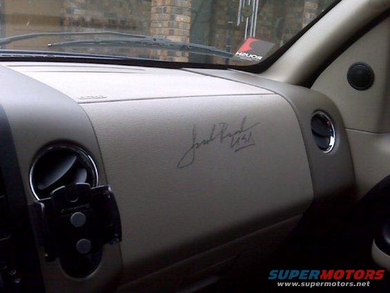 The Signature on Dash