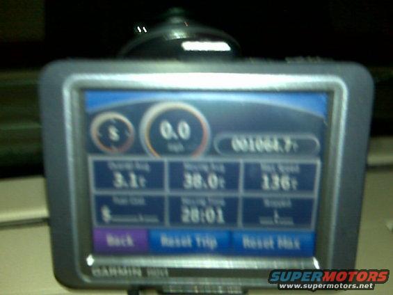 The GPS Speed I got stopped at, and Thank God I am a PoPo! LOL