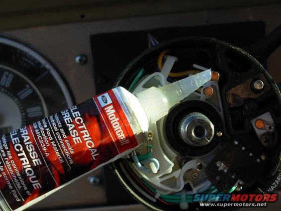 Apply a thin film of electrical grease to the 2 horn/cruise  sliding contacts.

For steering wheel removal, see:
[url=http://www.supermotors.net/registry/media/162723][img]http://www.supermotors.net/getfile/162723/thumbnail/steeringwheel-2.jpg[/img][/url]