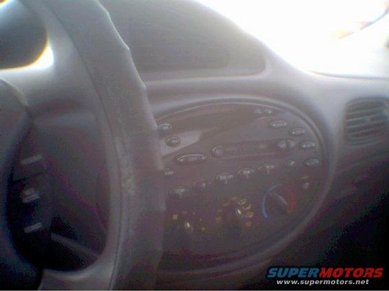 1997 Ford Taurus interior with dashboard and steering wheel