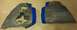 1991 Ford Festiva - Two black plastic automotive parts are shown, held together with blue tape.