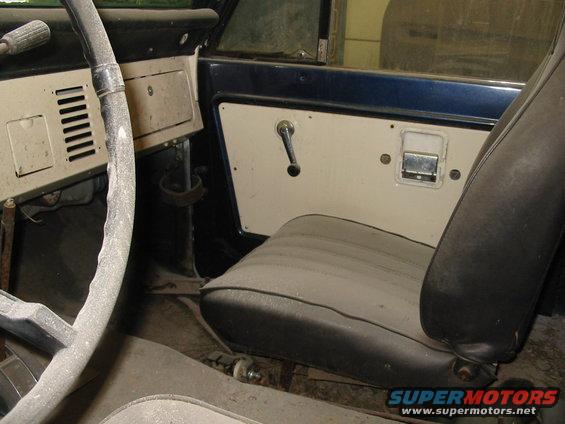 Seats were in poor condition, and not in the best of shape. They will be removed and a set of ford ranger seats will be installed