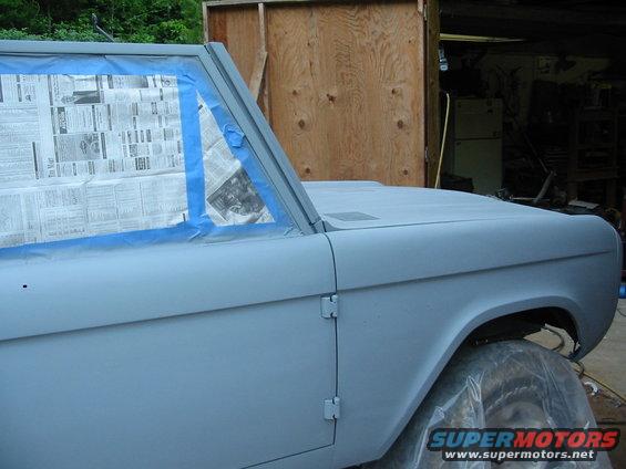 time to tack it off for paint