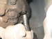 2007 Subaru Impreza - A greasy metal shift linkage is shown in detail, with visible bolts and surrounding components.