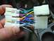 2002 Toyota 4Runner - Close-up of a vehicle's wiring harness connectors and wires.