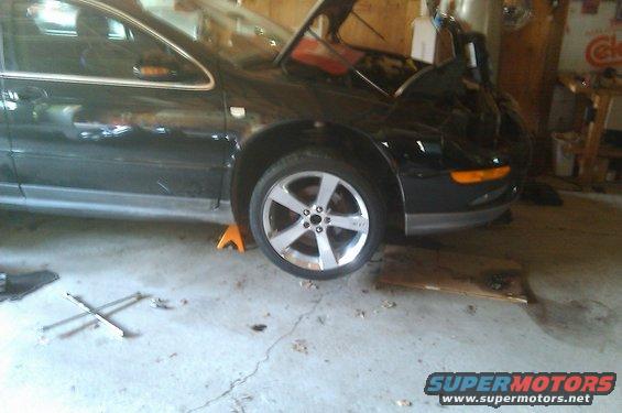 imag0228.jpg Hoping that spacers and possibly some longer lugs will recify the mounting... they look sharp there.