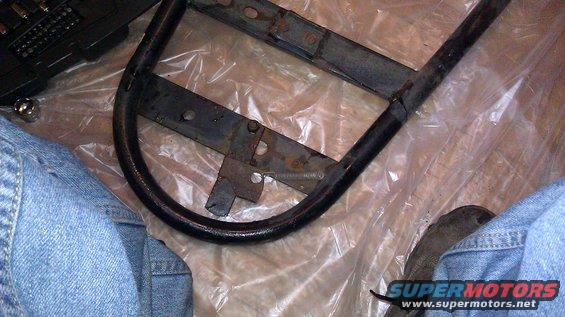 Spare tire rack part