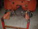 1964 Ford Fairlane - Front suspension assembly of a car chassis undergoing restoration or modification.