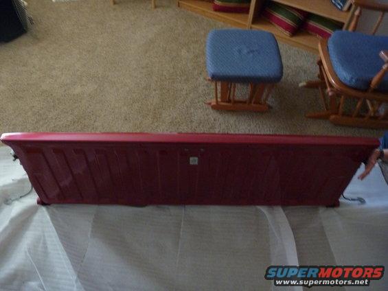 red pickup truck tailgate