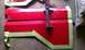 1994 Ford F-250 - A red truck door panel is shown, taped for protection during work.