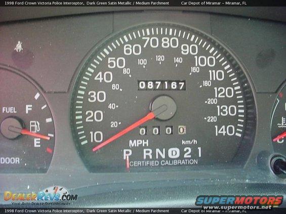 Car dashboard with speedometer, odometer showing 87167, fuel gauge, and gear selector