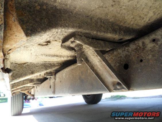 1956 Ford Fairlane frame and undercarriage
