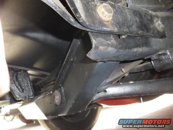 Undercarriage frame detail with Supermotors.net logo