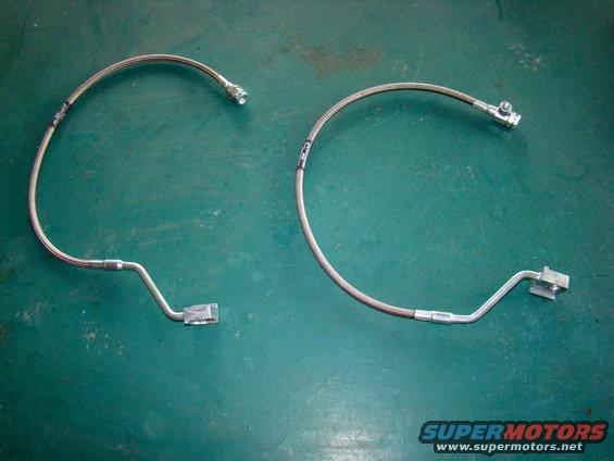 dsc05014.jpg Stainless braided front brake lines, which ended up being the limiting factor on my front flex. these will be replaced soon with a single center drop line.