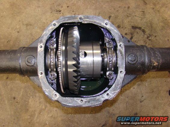 locker in new rear axle.