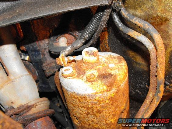 Got a dead short in the old 86' starter. Changed it at least twice since I've owned it and decided to upgrade to the 92   up gear reduction starters instead.