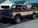 1979 Ford F-150 - This 1979 Ford F-150 pickup truck is shown from a three-quarter front angle in front of a residential garage.