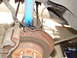 1992 Ford Taurus - This photo shows a car's brake assembly, including the rotor, caliper, and shock absorber.