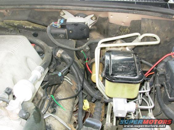 57inverter.jpg The big wires for the power inverter come through a stock firewall plug.  The ground goes to the L battery ground bolt on the intake, and the hot goes to a mega fuse under the hood hinge.  The fuse is large enough to add another inverter, or an amplifier, or...

I've tagged all the inverter wires with green zip-ties so anyone can ID & trace them later.