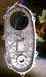 1994 Ford F-250 - An aluminum engine timing cover is shown with its internal structure visible.