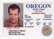 2003 Ford Crown Victoria - Oregon Driver License shows Jonathan Q. Public's photo, DOB, and address.