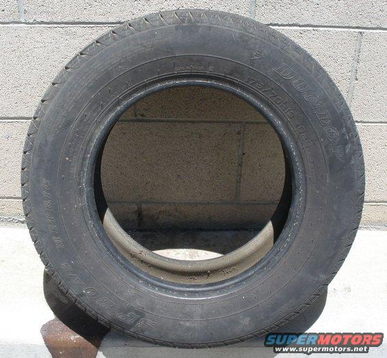 Dunlop tire with 175/70R13 size visible