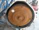 1995 Ford Thunderbird - A rusty torque converter is visible inside a transmission housing, a "Quality Remanufacture" sticker.