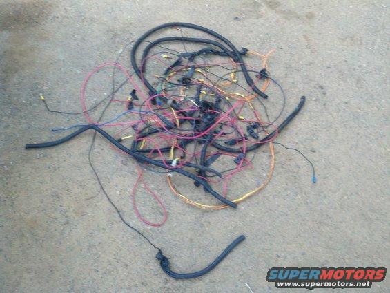 All the wiring that was bad.