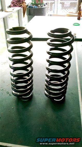 two black coil suspension springs