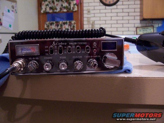 Cobra 29 LTD Chrome CB radio with microphone
