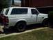 1996 Ford Bronco - the 96 with 33's that came on the 85, homemade 2-jerry can spare tire mount (85 hiding behind)
