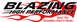 1992 Ford Mustang - Logo for Blazing High Performance, flames and the tagline 'Send The Competition Down In Flames'.