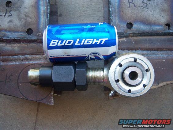 Suspension part next to Bud Light can