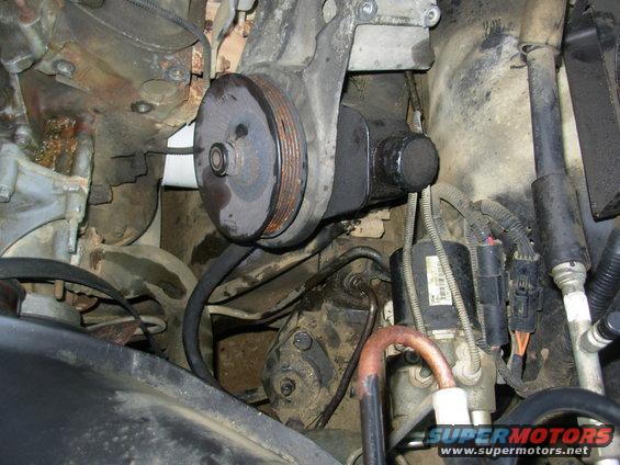 05lines.jpg It's much easier to work on the V8 lines with the pump behind the steering box.