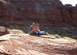 1990 Ford Bronco - Myself and Tanya on a rock at Chicken Corners