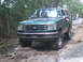 1988 Ford Bronco - This green Ford Bronco appears to be from the early to mid-1990s, not a 1988 model.