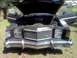 1979 Ford Ranchero - The front of a 1979 Ford Ranchero is shown with its hood and doors open, revealing the engine compartment.