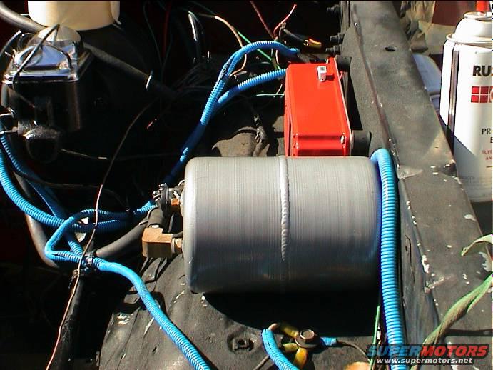 Vacuum Reservoir long duration cams won't make vacuum at idle. But this is a must for 4 wheeling in case your engine dies on a hill