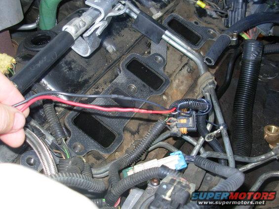 I bought several 30' spools of 16ga wire so I could match the colors, and the colored heat-shrink is inexpensive, too.

Cover the intake ports on the heads so nothing can fall inside.  I was lucky.