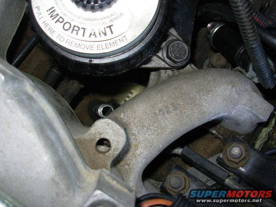 17opsno.jpg The factory '97 OPS bore is angled just enough to intersect the intake.  That's a 4"-long 1/4" pipe nipple screwed into the block.

Fuel filter is a Mann from [url=http://www.amazon.com/gp/product/B0027EVCEK/]Amazon[/url].