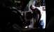 1990 Ford Bronco - My Cousin removing seats and interior parts.