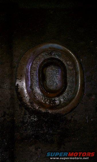 Rusted access panel.