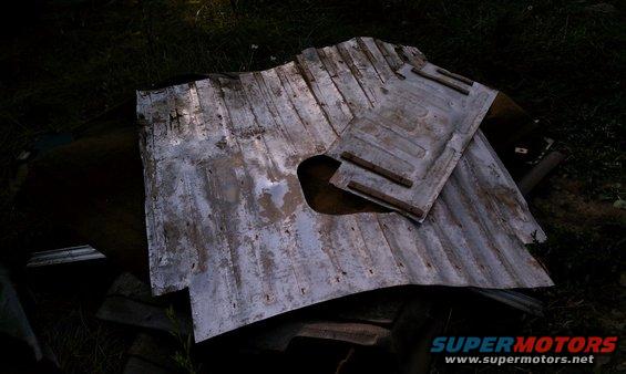 Old cargo area heat shield.
