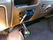 2004 Ford F-250 - Interior view of a 2004 Ford F-250, focusing on the dashboard and a trailer brake controller installation.