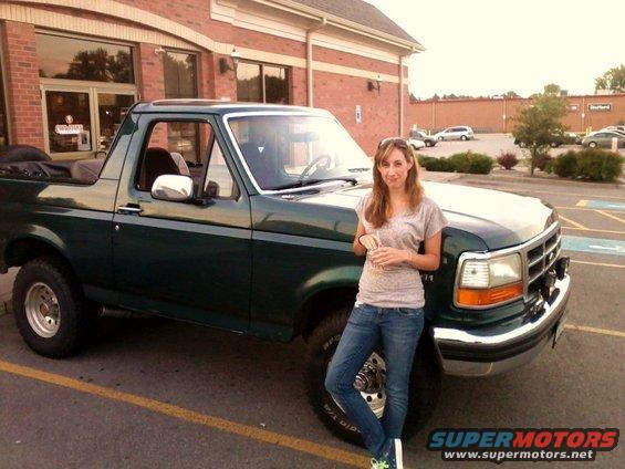 Cute girl, bronco :D
