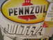 2003 Ford Crown Victoria - Close-up of a Pennzoil Ultra oil container, the brand logo and product name.