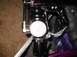 1986 Ford Bronco - Close-up of a gauge on a paintball marker, showing pressure readings.