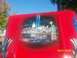 1989 Ford Bronco - Airbrushed hood art depicts New York City landmarks, dated September 1, 2008.